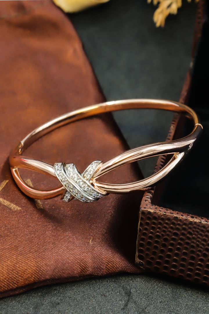 Minaki Swirl With Pearls Combo Jewelry Set