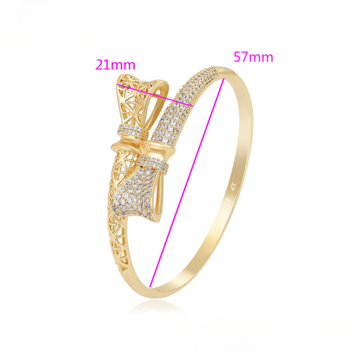 Minaki Sunbeam Serenade Bow Bracelet 