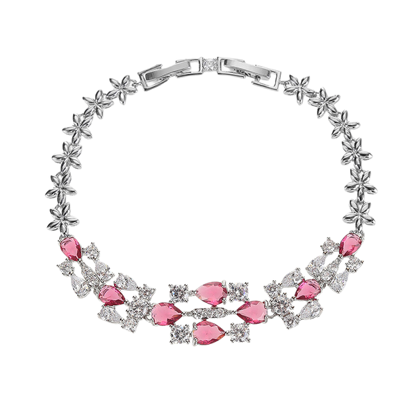 Ruby Blossom Bracelet