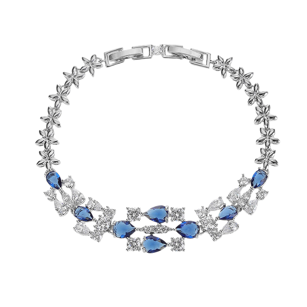 Sapphire Blossom Bracelet