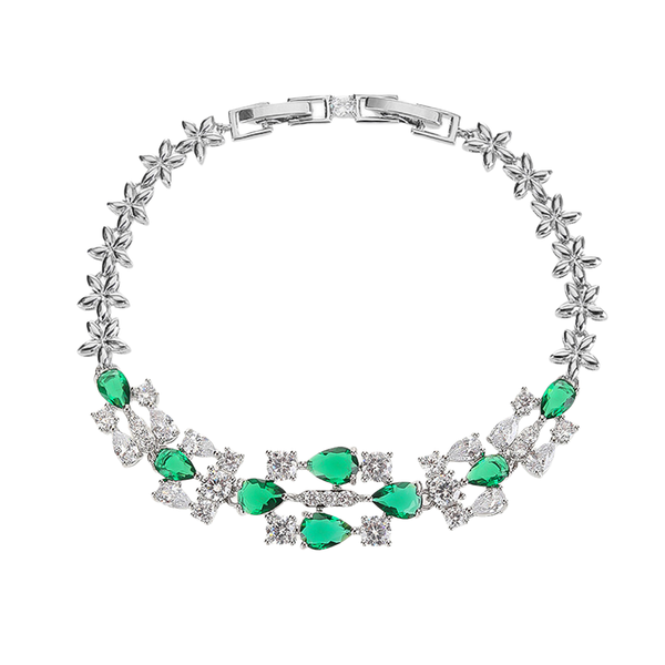 Emerald Blossom Bracelet