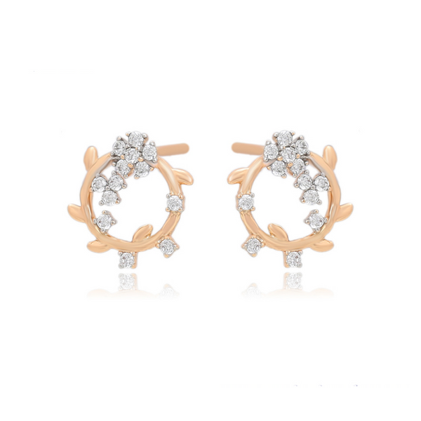 Minaki Windy Walk Stud Earrings