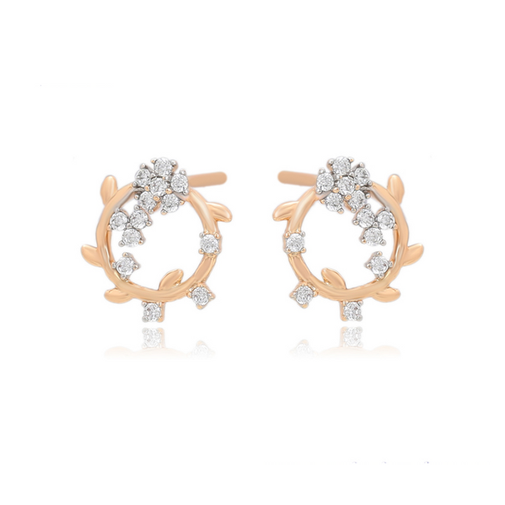 Minaki Windy Walk Stud Earrings