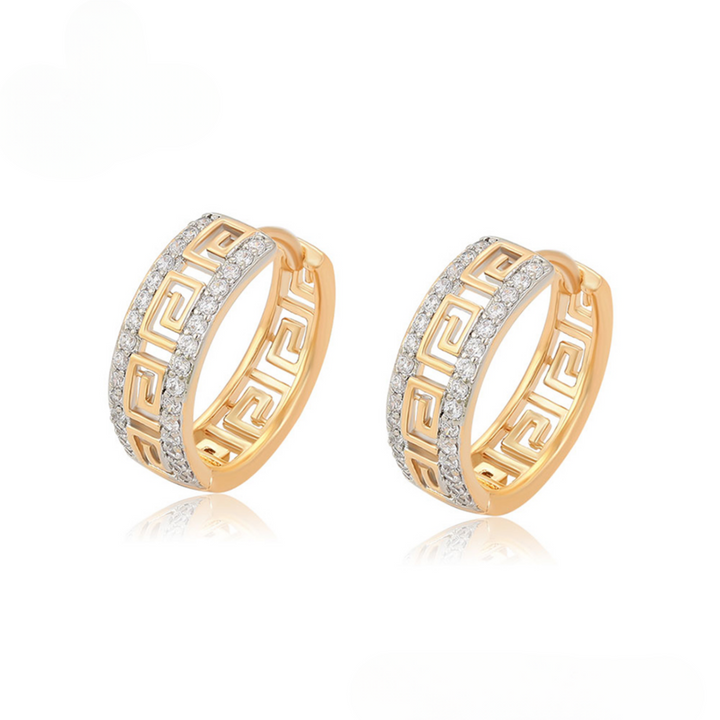 Minaki Maze Hoop Earrings