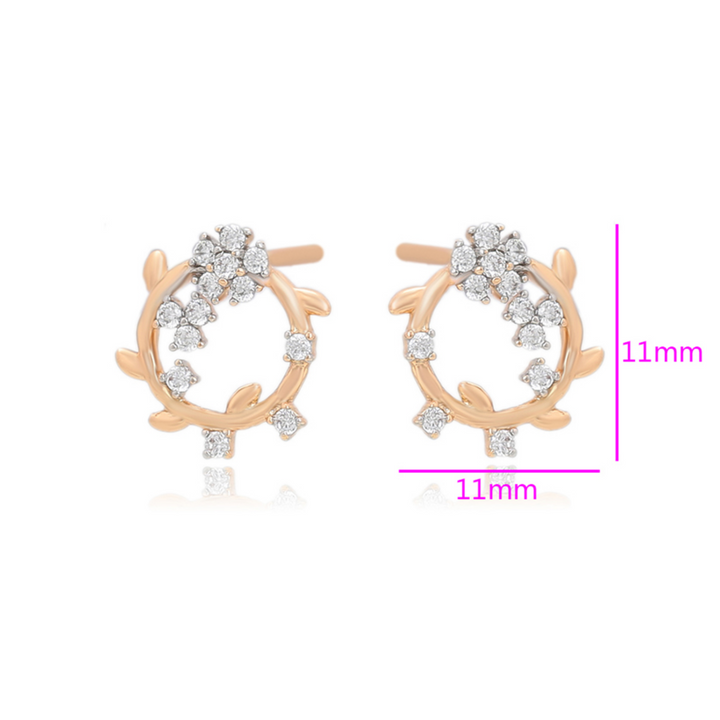 Minaki Windy Walk Stud Earrings