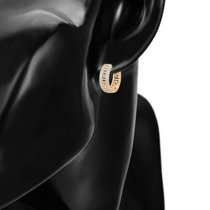 Minaki Maze Hoop Earrings