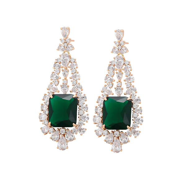 Emerald Elegance Earrings