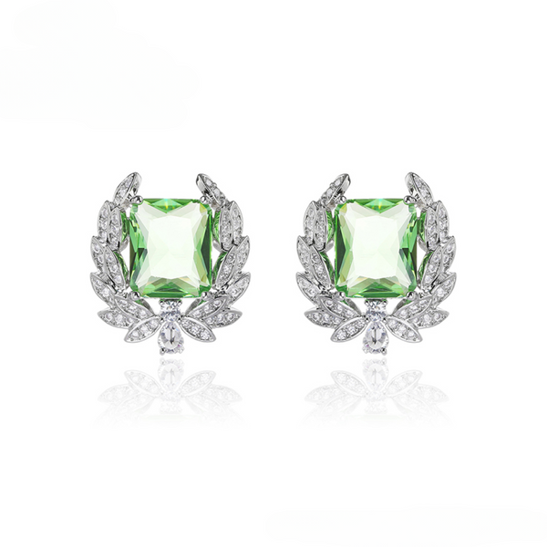 Lush Leaf Charm Earrings