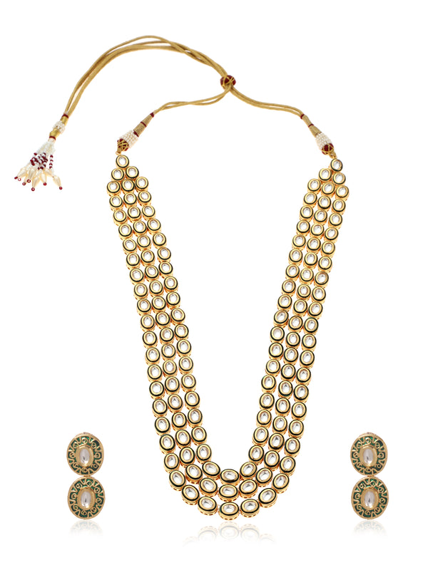 Chandrika Long Kundan Set