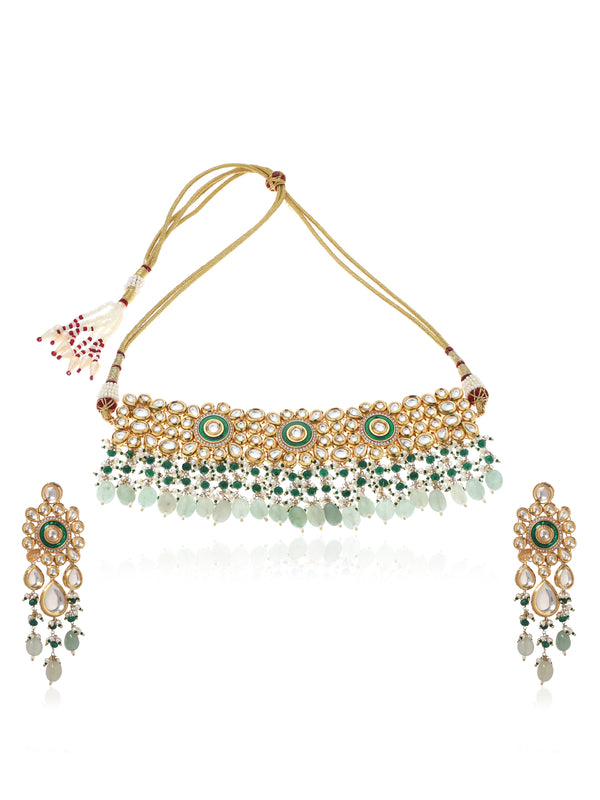Divya Vibhushan Kundan Choker Set