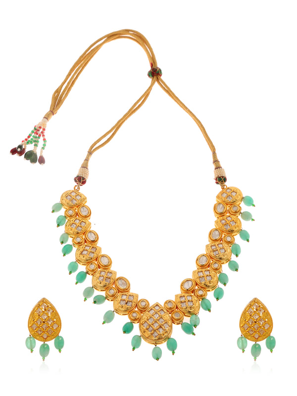 Ammena Kundan Necklace Set