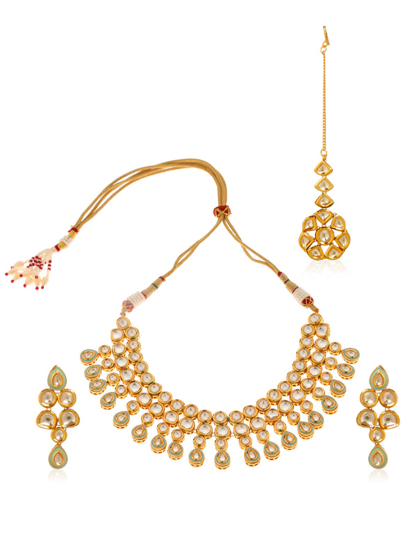 Dareen Kundan Necklace Set
