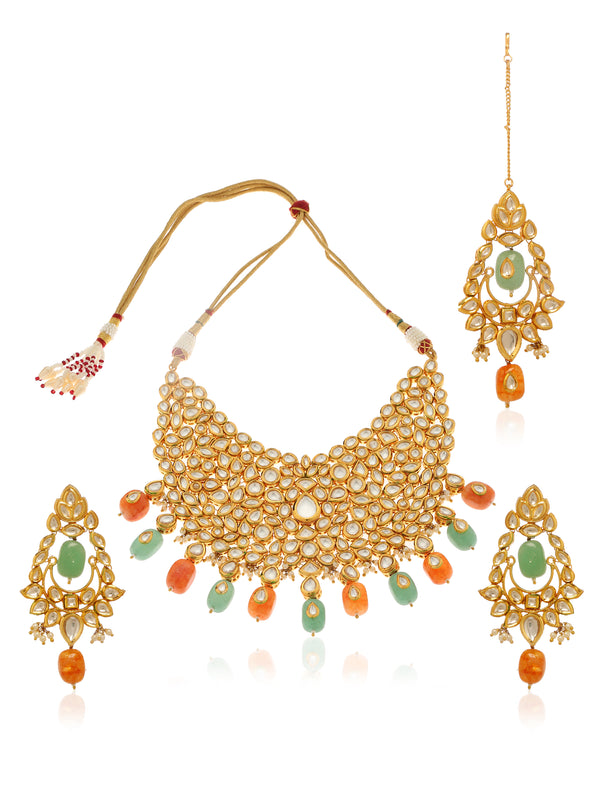 Rupali Kundan Necklace Set