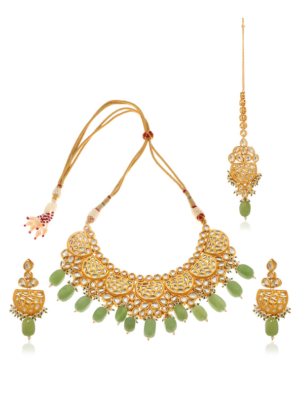 Daneen Kundan Necklace Set