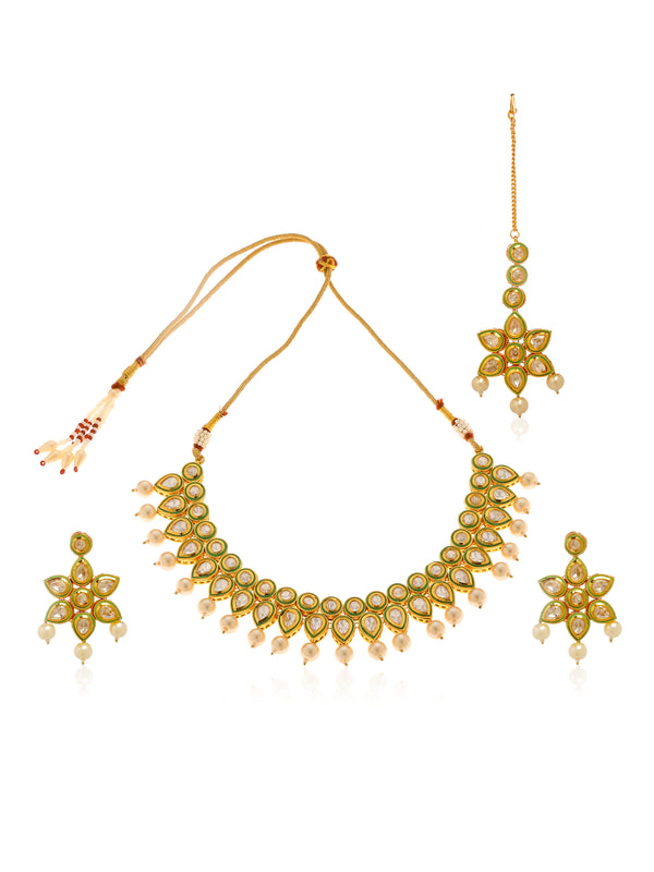 Zeeba Kundan Necklace Set