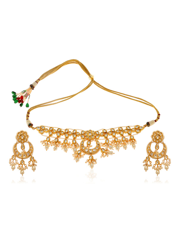 Sena  Kundan Necklace Set
