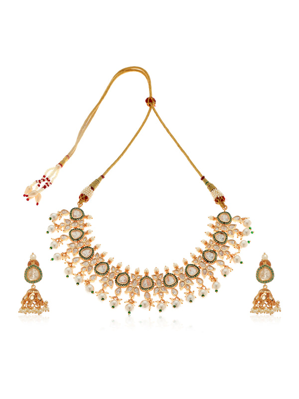 Aafreen Kundan Choker Necklace Set
