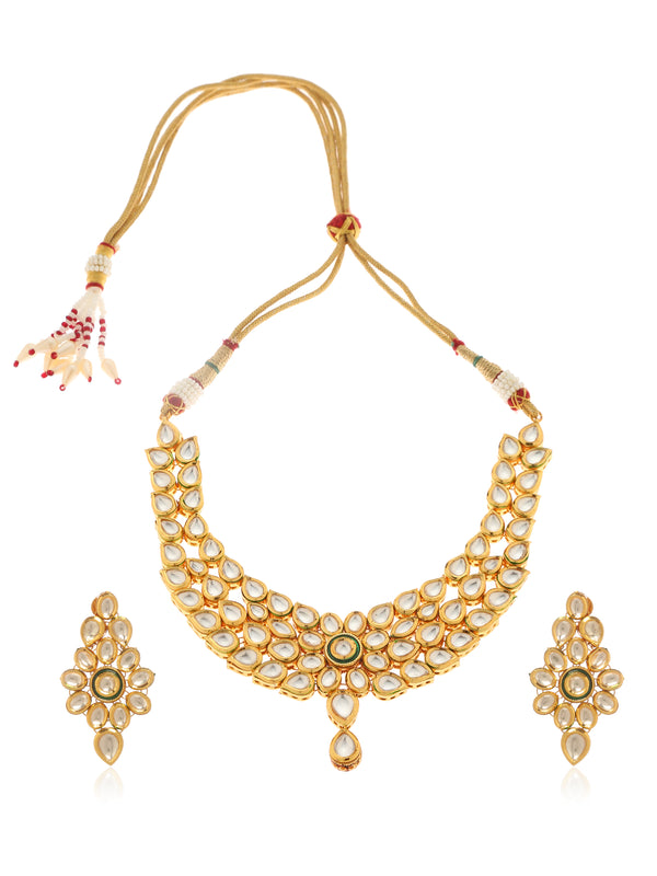 Fariba Kundan Necklace Set