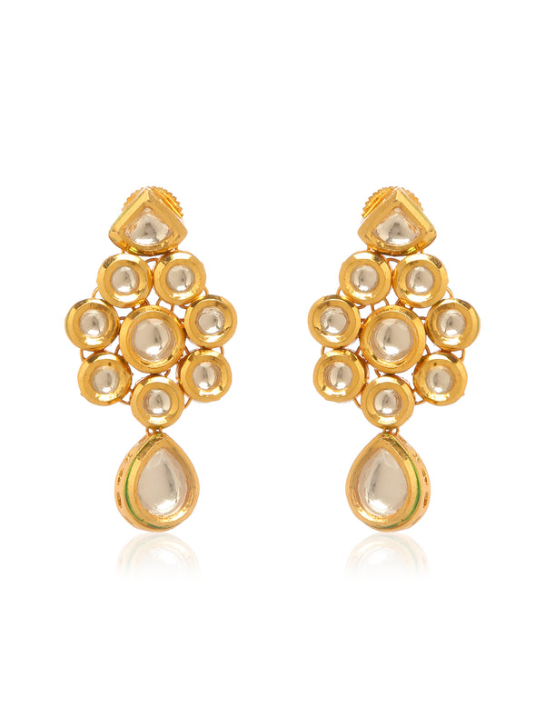 Kundan Dangler Earrings