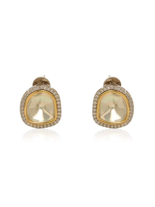 Kudan/Polki Stud Earrings