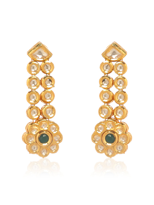 Kundan Dangler Earrings