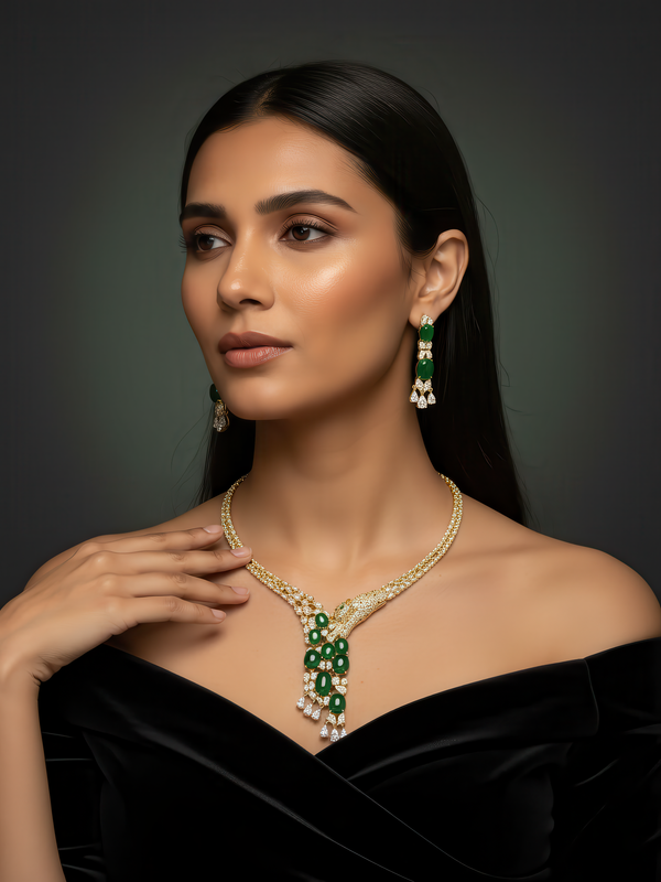 "  Evaana jewellery set "