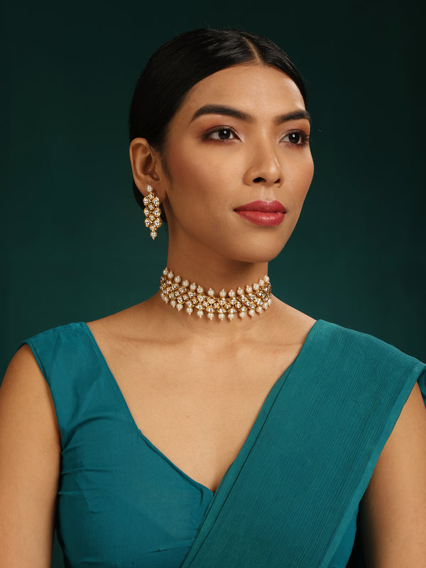 Safa Kundan Choker Set