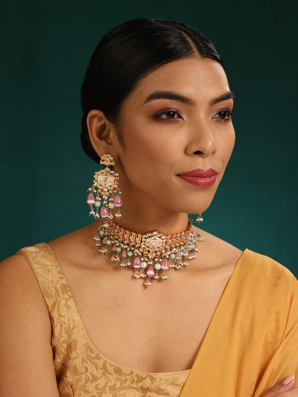 Adah Kundan Necklace Set