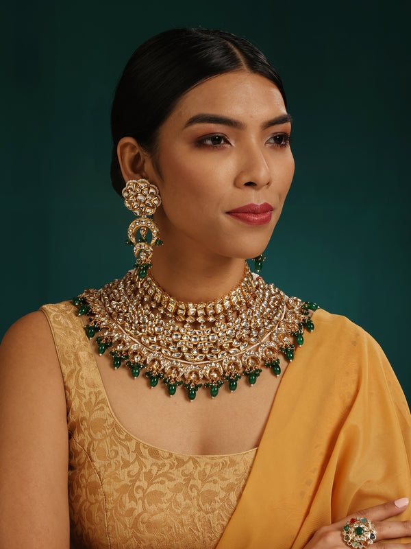Celina Kundan Choker Necklace Set