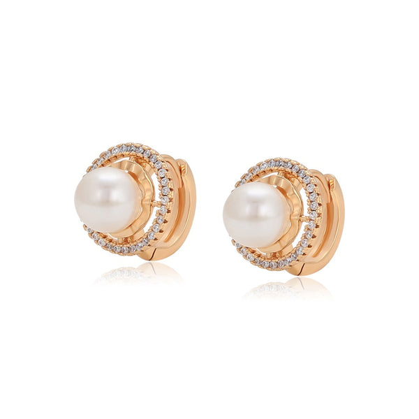 Pearl Orbit Earrings