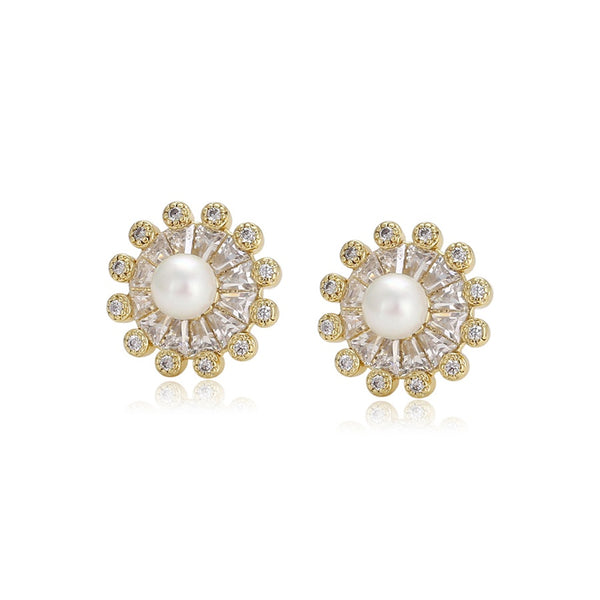 Mystic Zircon stud Earring
