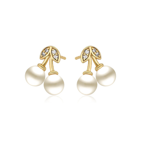 Sweet Cherry Sparkle Studs