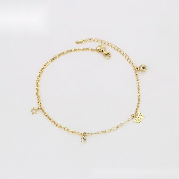 Butterfly Star Anklet