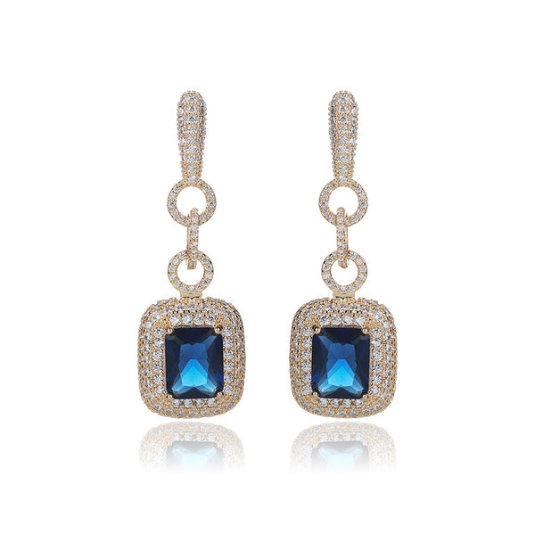 Minaki Sapphire Ear-Danglers