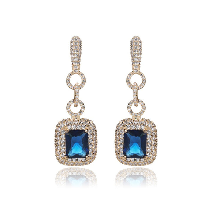 Minaki Sapphire Ear-Danglers