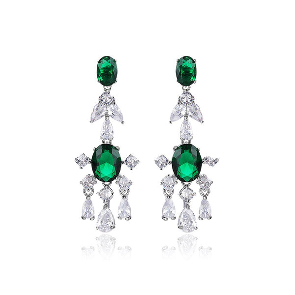 Minaki Emerald Eleganza Earrings