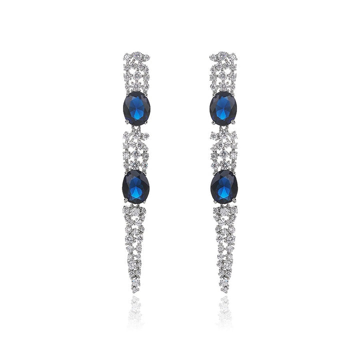 Minaki Carla-Sapphire Earrings