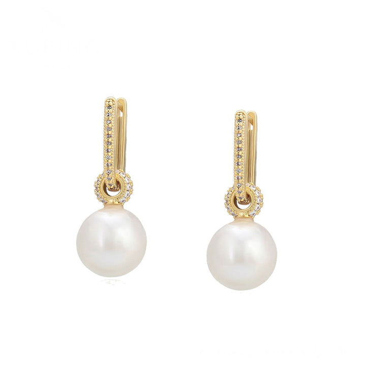 Minaki Ivory Pearl Drop Earrings