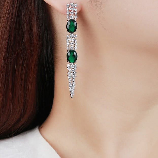 Minaki Carla - Emerald Earrings