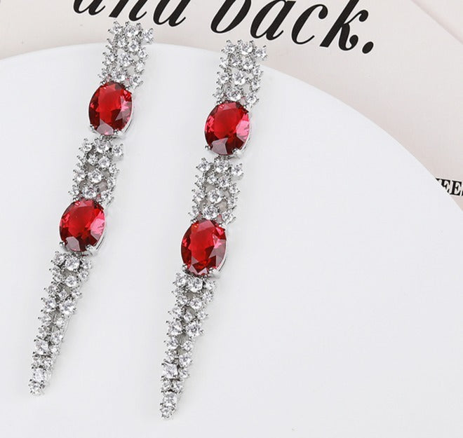 Minaki Carla-Ruby Earrings