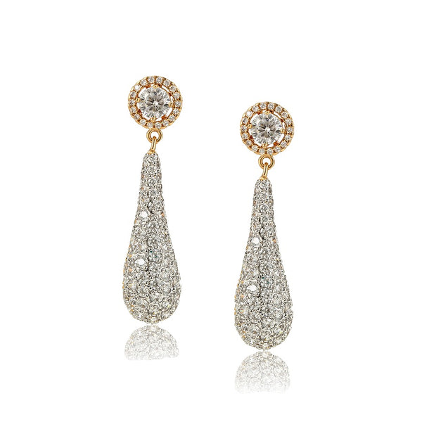 Minaki Luxurious Dimond Danglers