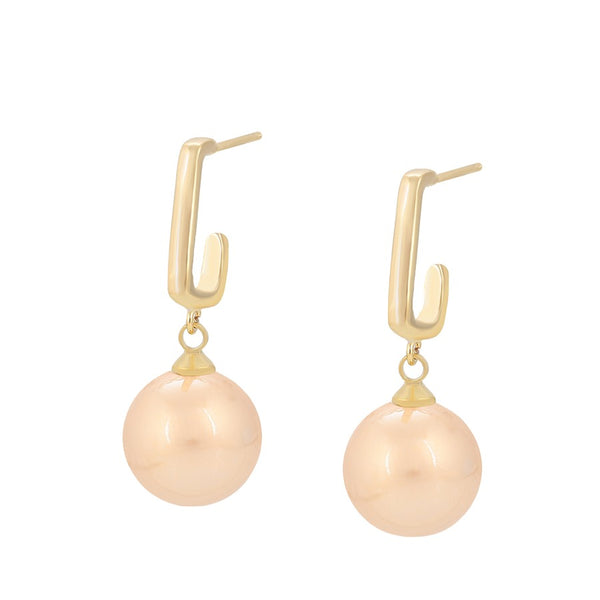 Minaki Elegant Pearl Drop Earrings