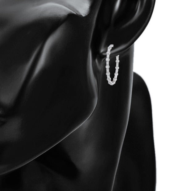Minaki Big Floral Luxurious Hoops