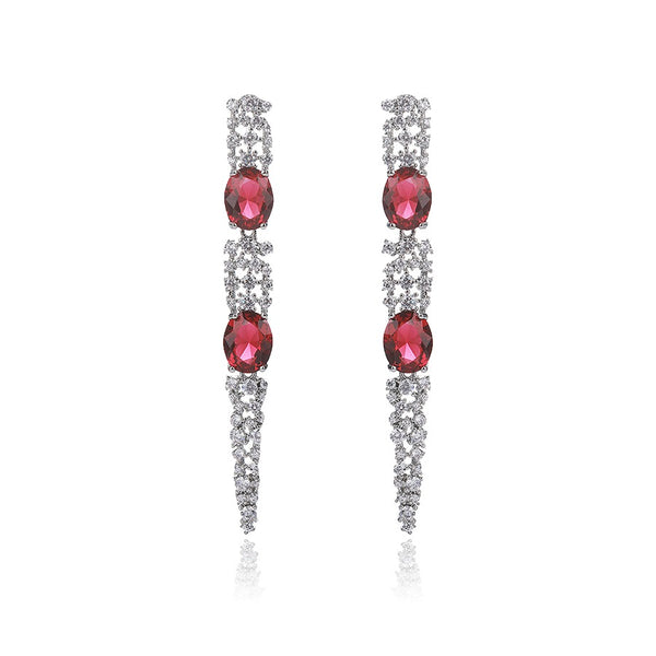 Minaki Carla-Ruby Earrings