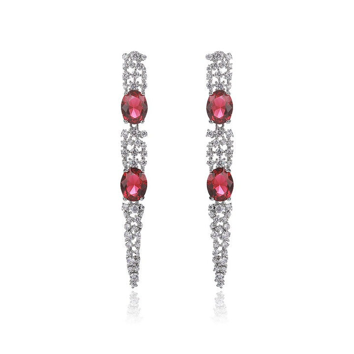 Minaki Carla-Ruby Earrings