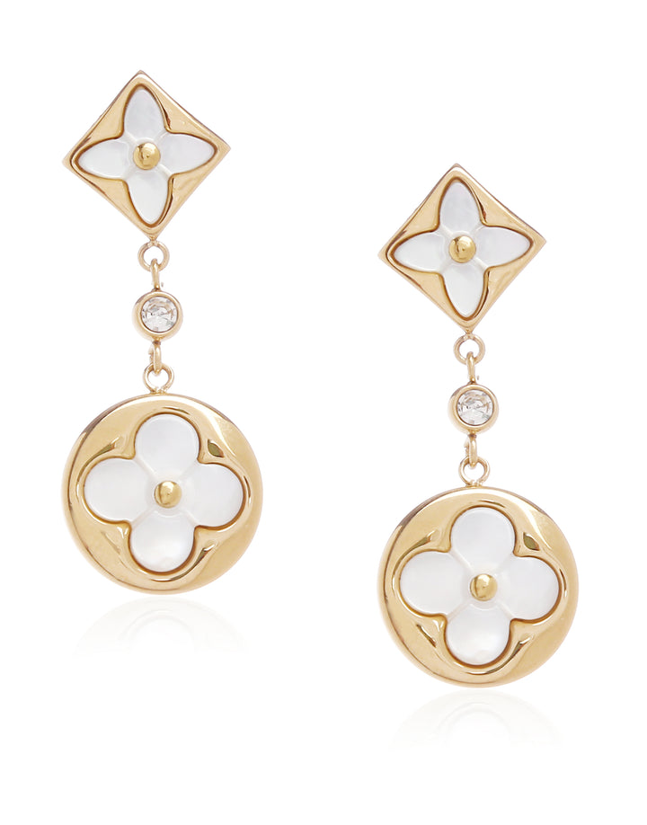 Minaki Floral Motif Earrings