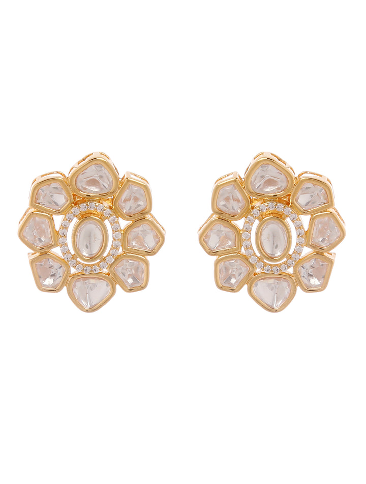 Minaki Layered Kundan-Polki Set