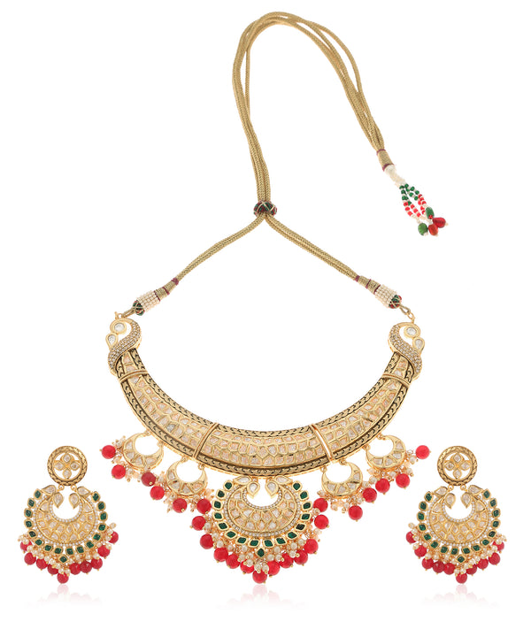 Minaki Sukriti Kundan Set - Utsav Collection