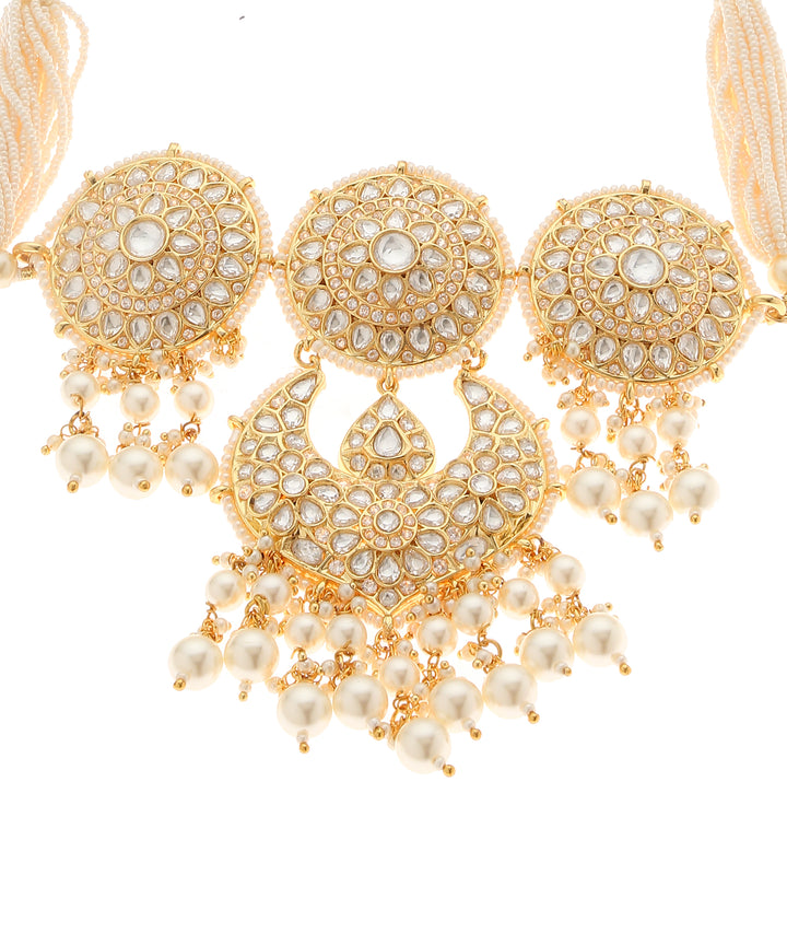 Minaki Marwarh Kundan Choker Set-Utsav Collection