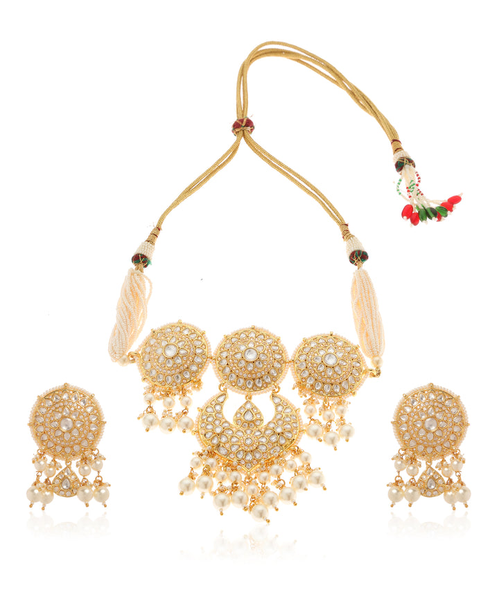Minaki Marwarh Kundan Choker Set-Utsav Collection